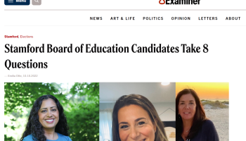 Stamford BOE Candidate Questions - CT Examiner